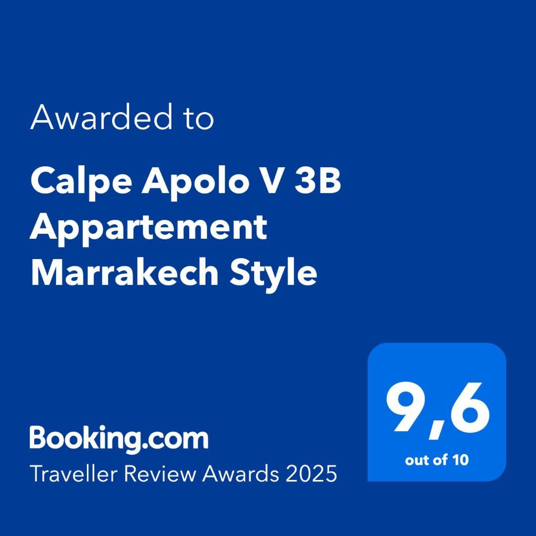 Calpe Apolo V 3B Appartement Marrakech Style Dış mekan fotoğraf